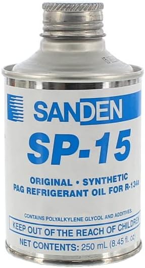 Sanden SP-15 Compressor Oil 250ml for R134a Systems