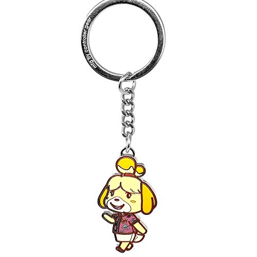 Animal Crossing: New Horizons Isabelle Keychain - Authentic & Official Nintendo Animal Crossing Merc