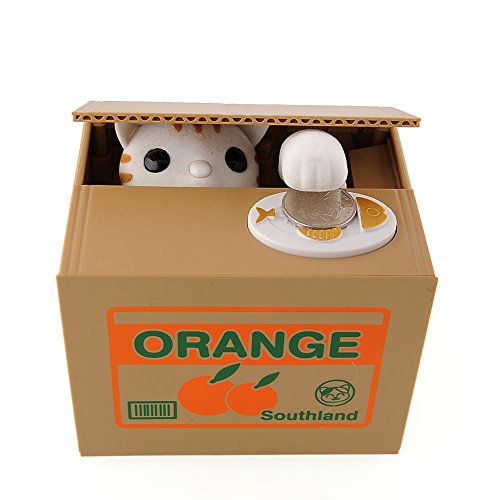 OliaDesign Cute Automatic Stealing Coin Money Box