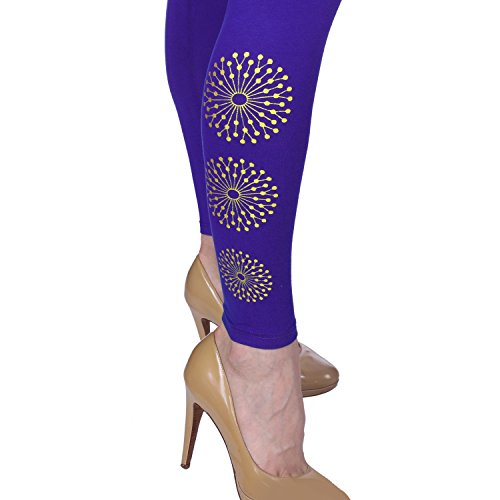 Image of Plus Size Printed Ankle Length Leggings for Women