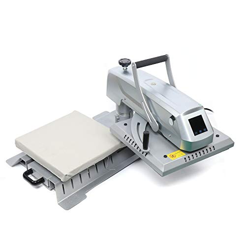 LOYALHEARTDY19 Pull-Out Type Shaking Head Heat Press Machine, T-Shirt Heat Press Semi-Automatic Sublimation Transfer Machine, 16X20 Inch T-Shirt Heat Press Machine, Swing Heat Press Machine