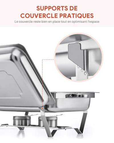 Buffet Chauffant pliable WILPREP avec bacs modulables pour service traiteur - 6