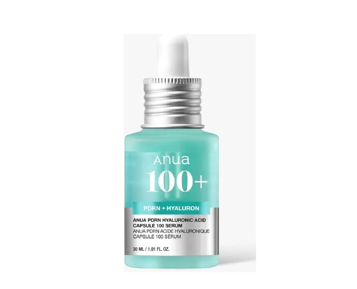 Anua PDRN Hyaluronsäure Kapsel 100+ Serum, 30 ml Gesichtsserum mit Hyaluron, Anti-Aging Hautpflege