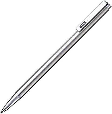 Zebra Technologies Mini Ballpoint Pen T-3, Black Ink, Silver (T-3)