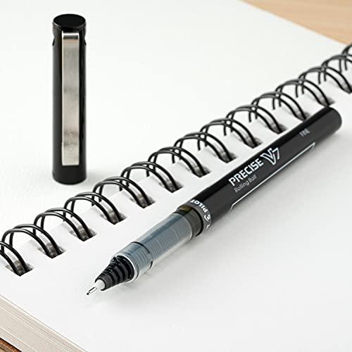 PILOT, Precise V7, Fine Point 0.7 mm, Blue Ink Pens, Pack of 5 - image 4