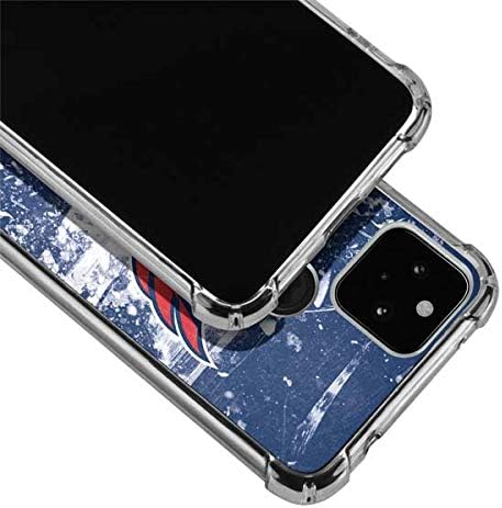 Skinit Clear Phone Case Compatible with Google Pixel 5 - Officially Licensed NHL Washington Capitals Frozen Design