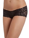 DKNY Intimates Women's Underslimmers Signature Lace Brief Panty Black Briefs