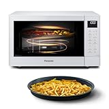 Panasonic NN-CT55RWEPG Four à Micro-Ondes Combiné 4 en 1 27 L avec Friteuse à Air, Inverseur 1000 W, Grill 1300 W, Convection, 19 Programmes Automatiques, Blanc