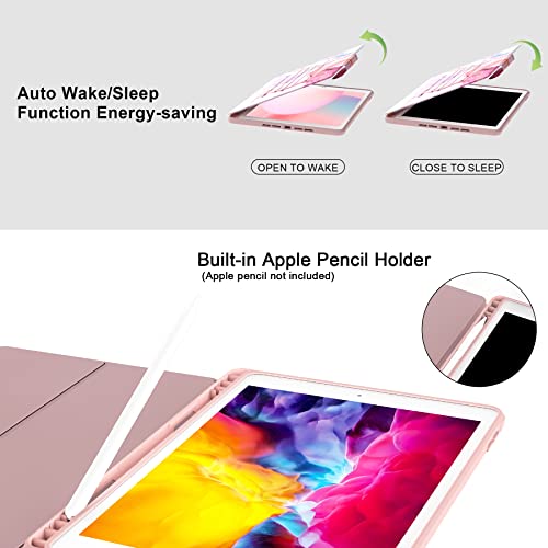 Étui pour iPad 9e 8e 7e génération 10.2 veille automatique marbre - 3