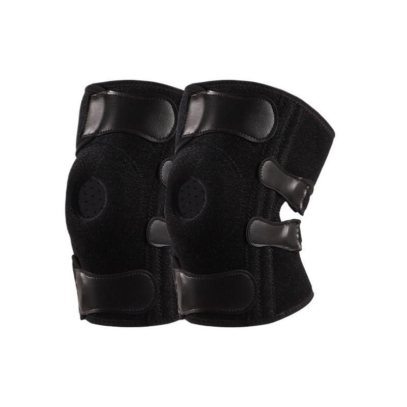 Bandage Rubber Knee Pads Aluminum Plate Support Stabilizes Patella Shock Absorption