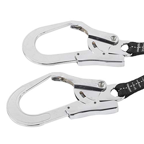 Talabarte de Segurança Com Absorção de Choque, Talabarte de Proteção Contra Quedas de Aço Duplo, Tal