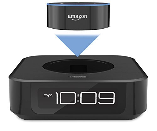 iHome iAVS1 Bedside Stereo Speaker System for Amazon Echo Dot [Dot sold separately]