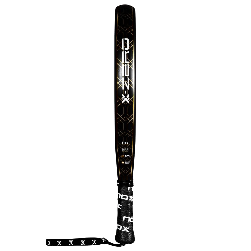 Nox X-Zero Negro y Oro (Exclusiva PadelPROShop) - Pala de Pádel Polivalente de Edición Limitada - Marco Reforzado, Gran Control y Potencia - Diseño Premium 2026