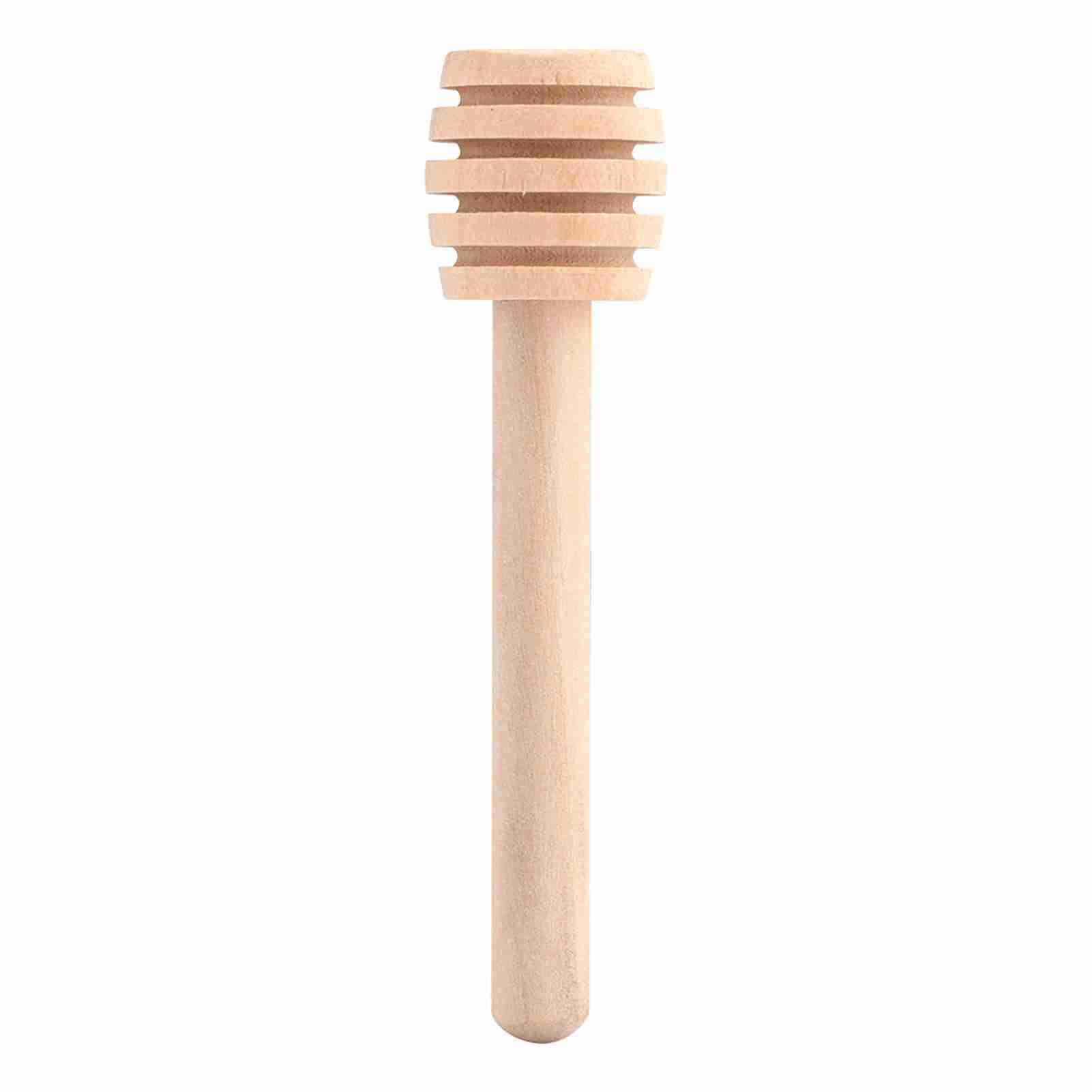 Wooden Honey Dipper Honey Stirrer Honey Wooden Dipper Stick Set Honey Stirrers Wood Honey Spoon For Tea For Honey Drizzling And Collection In Kitchen (Mini 8CM)