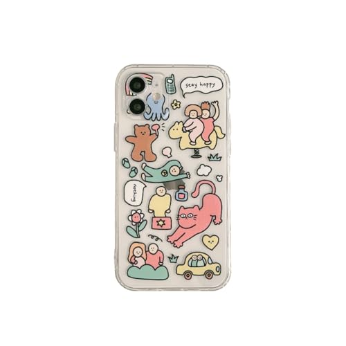 SDBEER CXg iPhone 12/12 Pro NAP[XATPUfށAϏՌیJo[ ACtH14 iPhone16/15 ProMaxΉ(ʂ,iphone12 promax)