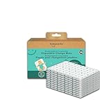 Baby Works - Disposable, Biodegradable, & Compostable Change Mats. Waterproof & Leak-Proof Changing Pad, Super Soft, for Babies & Toddlers - 68x45 cm, 10 Count