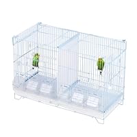 仕切り付き鳥かご　多頭飼い用バードゲージ Amazon | CAGE ONE 鳥かご ツイン バードゲージ 仕切り 付き 鳥