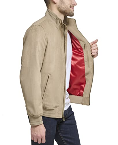 Image of DKNY Men's Modern Knit Collar Bomber Jacket