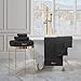 Juicy Couture Alyssa Luxurious 6 Piece Bath Towel Set - (2) Bath Towels, (2) Hand Towels, and (2) Washcloths - Black Premium Bathroom Towel Set