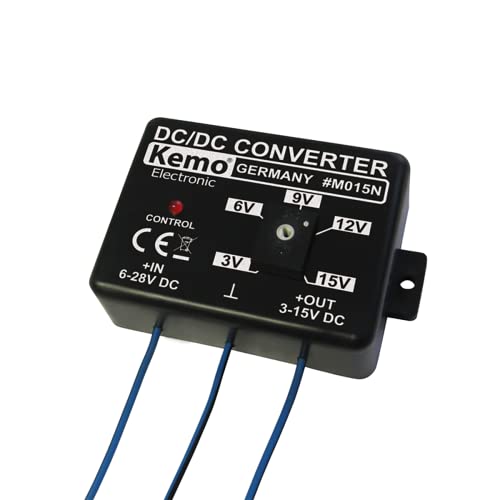 Kemo M015N justierbarer Spannungswandler. Eingangsspannung 6 - 28...
