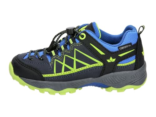 Lico Unisex Kinder Griffin Low Traillaufschuhe, Marine Blau Lemon, 33 EU