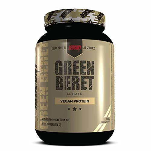 Redcon1 - Green Beret - Vegan Protein - No Artificial Flavors, 20G Protein, 0G Sugar Redcon1 - Green Beret - Vegan Protein - No Artificial Flavors, 20G Protein, 0G Sugar