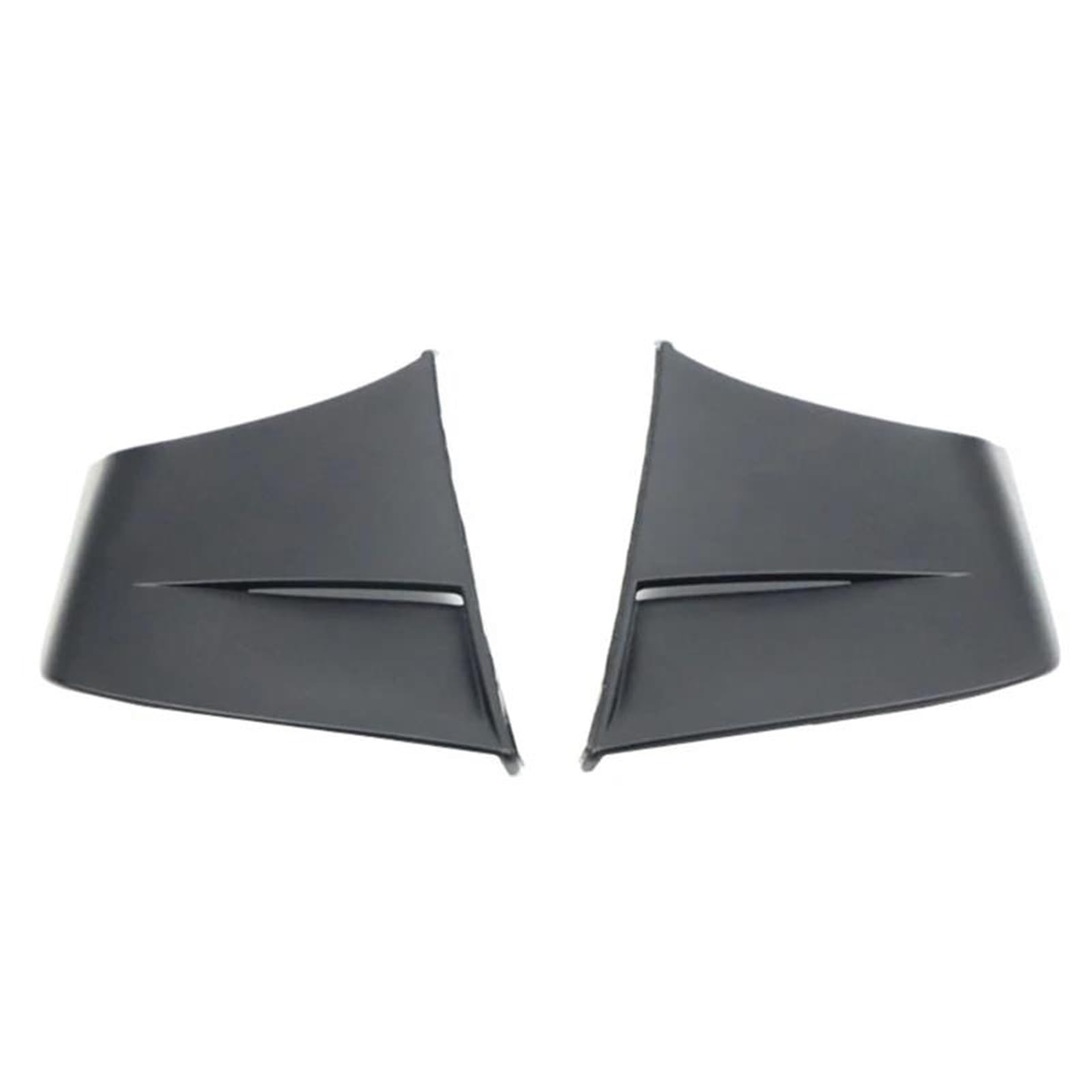 Spoiler carénage moto winglets noirs mat pour sorties et roadtrips