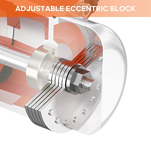 Gpoas 100W Concrete Vibrator Vibration Motor Single Phase Ac 110V 3600Rpm,Aluminum Alloy Case Electric Asynchronous Vibrating Vibrators For Shaker Table(100W) #TOP4