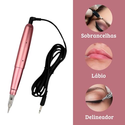 Equipamaneto Dermografo para Micropigmentação Profissional Estética