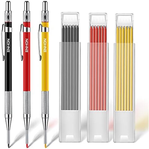 Enhon Lápices de Carpintero con 36 Recargas Cover