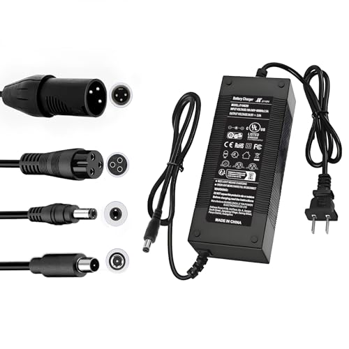 UL Certified 54.6V 2A Fast Electric Bike Charger...