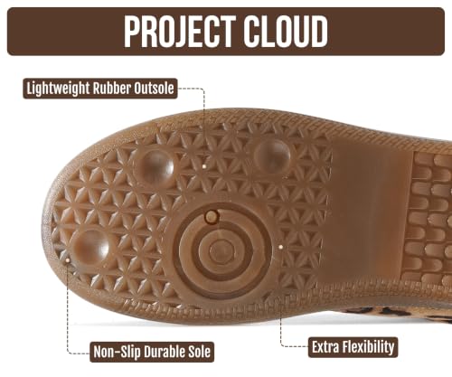 Image of Project Cloud Non-Slip Fashion Sneakers for Women, Lace-Up Shoes