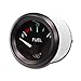 MOTOR METER RACING Universal Fuel Level Gauge - Includes Fuel Level Sender - Flat Lens - Black Dial - Black Bezel - 240-33ohm - for Gas & Diesel Vehicle Car Truck Boat SUV - 2-1/16