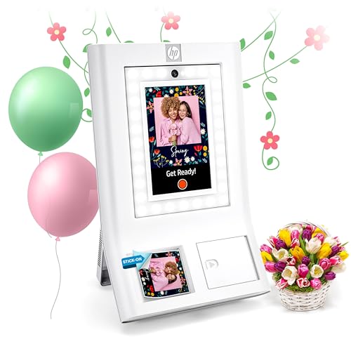 HP Sprocket Photo Booth Machine Instant Color...