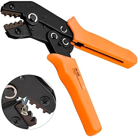 SN-28B Crimping Tool, AWG 28-18 Crimping Pliers Tool Ratcheting Wire Crimper 0.1-1mm² for XH- 2.54mm Male Female KF2510 Connectors Christmas New Year's Day Gifts for Men Cover