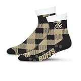 For Bare Feet NCAA COLORADO BUFFALOES Cozy Buff Plush Cabin Sock Team Color OSFM