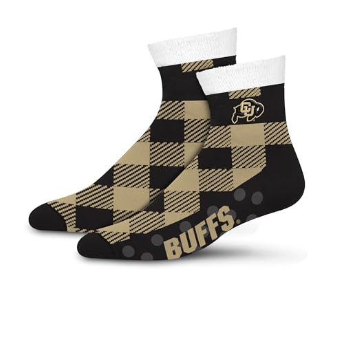 For Bare Feet NCAA COLORADO BUFFALOES Cozy Buff Plush Cabin Sock Team Color OSFM