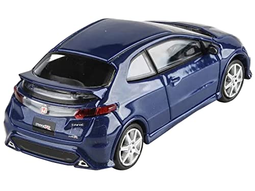 Modelo a escala 1/64 Civic Type R FN2 Azul miniatura 4