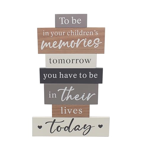 Lesser & Pavey British Designed Loving Quotes Plaque, Children's Memories