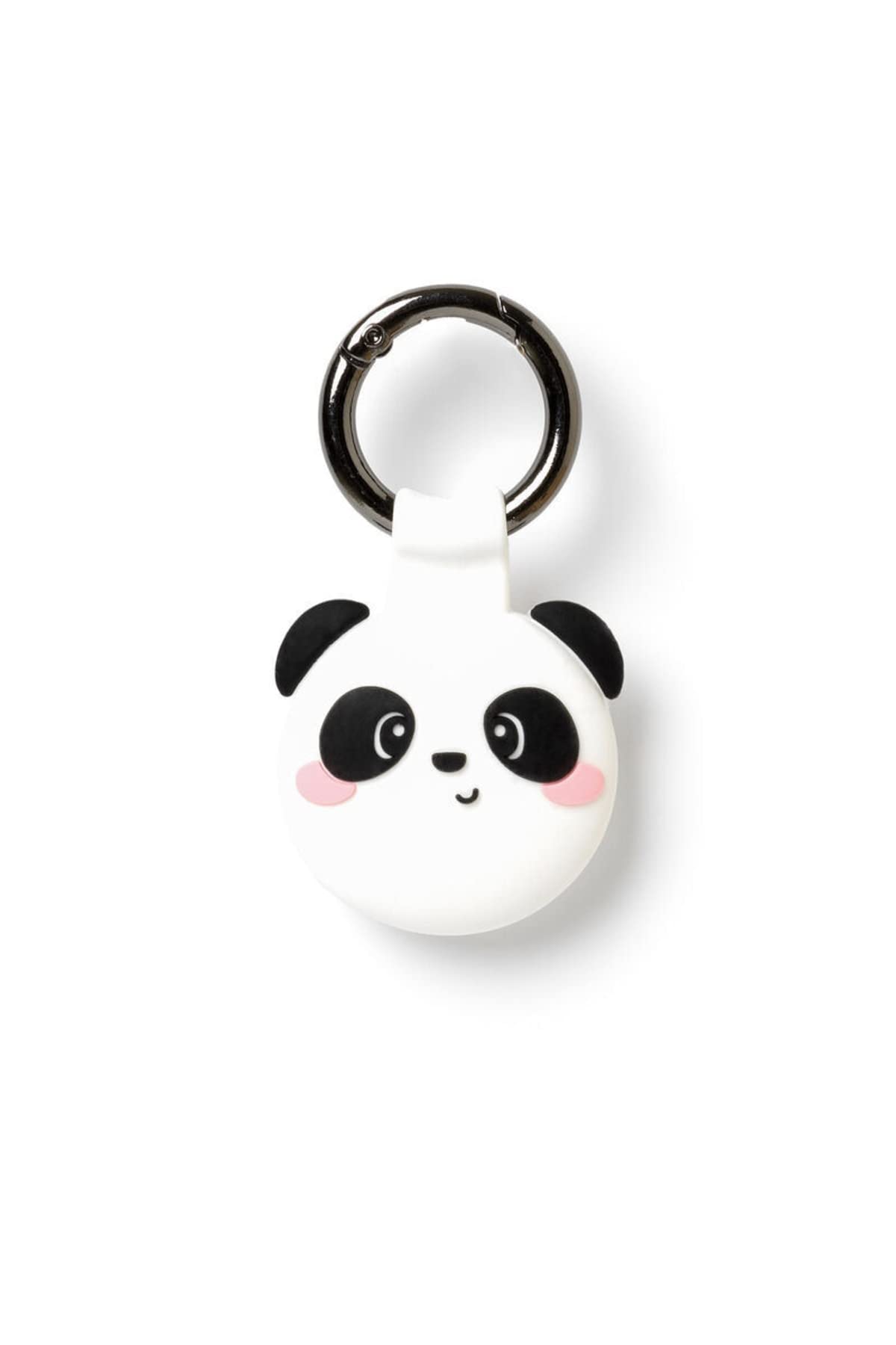 Legami Key Ring For, Portachiavi Per AirTag 3 8X5 Cm In Silicone E Metallo Tema Panda Personalizza Il Tuo Di Unisex Adulto, Taglia unica