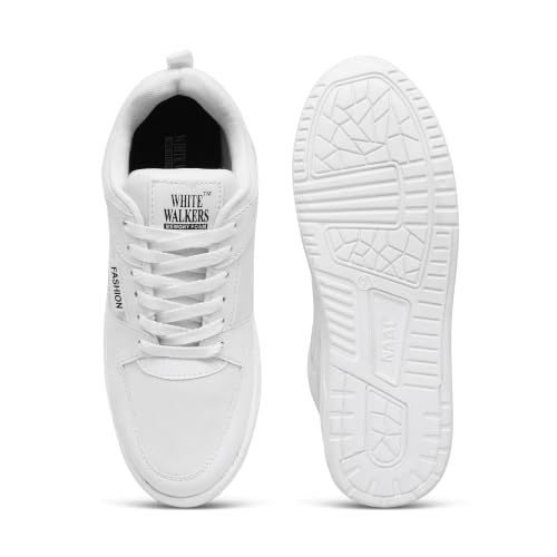 Image of White Walkers Men's White & Multicolor Casual Sneakers for Men