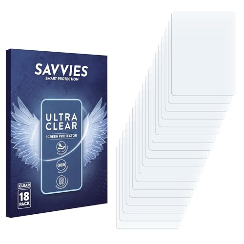 savvies 18 Pack Screen Protector compatible with Hotechs LX-B2 Protection Film Clear