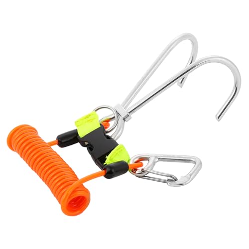 Leapiture Scuba Diving Hook Dive Anchor Scuba Hook Underwater Anchor for Drift Diving Scuba Divers and Underwater ActivitiesScuba Diving Hook (Orange)