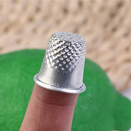 15 Pcs Sewing Thimble Finger Thimble Metal Sewing Protector For Diy Crafts(19×18Mm） #TOP4