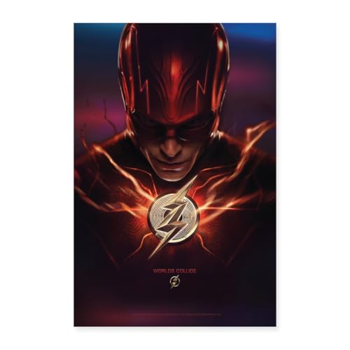 The Flash Poster Avec Logo Poster 60x90 cm