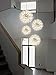 Qamra Modern Crystal Gold Chandeliers, Firework Dandelion Sputnik Chandelier Light Fixture Pendant Lighting for Dining Room, Bedroom, Kitchen, Living Room(12-Light, Gold)