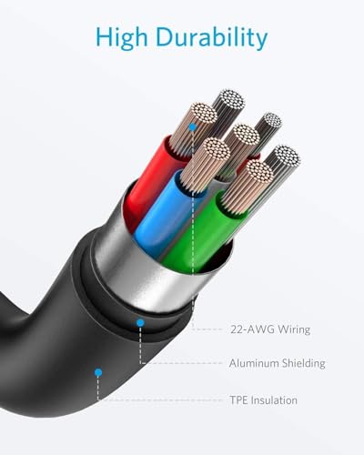 Image of Anker USB C to Lightning Cable MFi Certified [6ft] Compatible with iPhone 13, 12, 11, X Series & AirPods Pro, Supports Power Delivery Fast Charging (Black),Ideal for Home Use and Daily Use