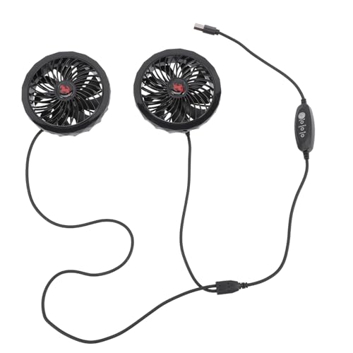 NAMOARLY Abanico de Ropa de Enfriamiento Ventilador USB Chaleco de Aire Acondicionado para Verano para Trabajo y Actividades al Aire