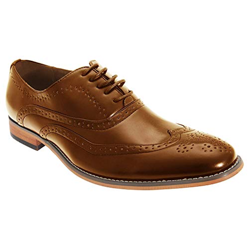 Goor Hombre 5 Ojete Zapato Oxford Zapatos Oxford - Tostado, 12 UK