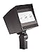 RAB Lighting EZLED78SFB44/PC EZ Flood 78W Cool LED 120V PC Slipfitter, Bronze
